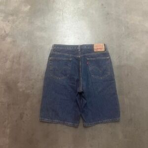 Vintage Y2K baggy Levi's‎ dark wash skater 505 jorts